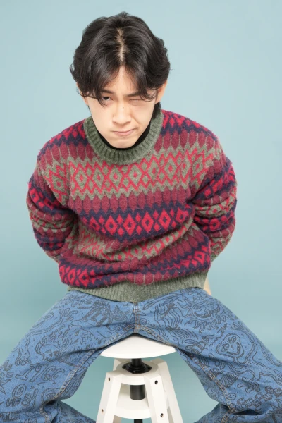 Blue background example